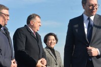 Dodik na otvaranju dionice auto-puta od Surčina do Obrenovca