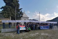 Skup podrške na granici sa Crnom Gorom