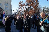 Badnjak dočekan ispred Hrama Hrista Spasitelja