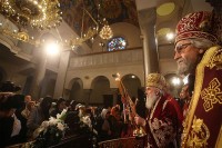 Patrijarh Irinej služi liturgiju u hramu Hrista Spasitelja