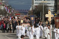 Podrška crkvi i narodu u Crnoj Gori tokom Bogojavljenske litije u Banjaluci