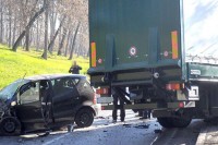 Sudar automobila i kamiona u Lukavcu, jedna osoba povrijeđena