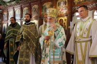 Patrijarh Irinej služio liturgiju u ruskoj crkvi