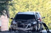 Gorio automobil u Prnjavoru