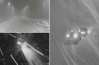Haos na putevima: Obustavljen saobraćaj na više dionica, na Karauli se popriječio šleper