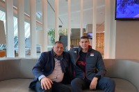 Milorad Dodik poželio uspjeh košarkaškom reprezentativcu Srbije, Daliboru Iliću iz Igokee