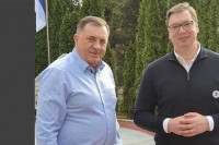 Neformalan susret Vučića i Dodika u Beogradu