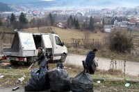 Уклоњено смеће око некадашњег хотела "Панорама"