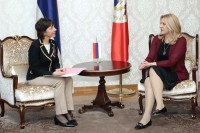 Predsjednica Srpske sa ambasadorkom Švajcarske: Region da tješnje sarađuje zbog migrantskog talasa
