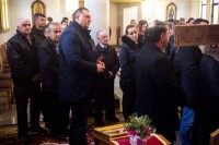 Додик на литургији у Мрчевцима код Лакташа