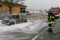 Изгорјело доставно возило у Костајници