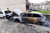 Izgorilo vozilo saobraćajnog policajca iz Trebinja