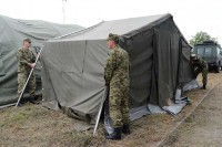 Ministarstvo odbrane već dobija zahtjeve za izgradnju šatora