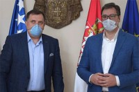 Počeo sastanak Dodika i Vučića u Beogradu