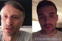 “Ostani kod kuće” podržali Ivan Miljković i Dušan Tadić
