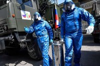 Rusi pomažu Italijanima u bolnici u Bergamu