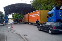 Pojačan saobraćaj teretnih vozila na izlazu u Gradišci