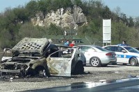 Zapalio se “ford mondeo” tokom vožnje