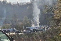 Na GP Maljevac požar uništio tri šatora: Nema povrijeđenih, policija vrši uviđaj VIDEO