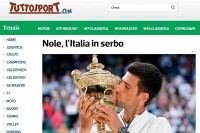 Tutosport zahvalio Đokoviću: Nole, Italija na srpskom