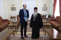 Митрополит Хризостом са премијером Кантона Сарајево о враћању зграде Економског факултета Српској православној цркви