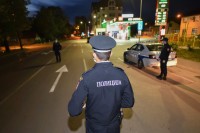 Припадници МУП-а патролирају на улицама Бањалуке.