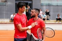 Đoković i Džumhur zajedno trenirali na terenu TC "Novak"