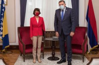 Dodik zahvalio Sakserovoj na saradnji i bezuslovnoj pomoći