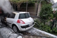 Požar u Prijedoru: Izgorio "reno megan"