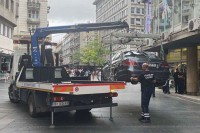 Pijan uletio mercedesom u Knez Mihailovu