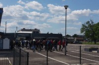 Stotinjak migranata u pratnji policije na Autobuskoj stanici u Banjaluci