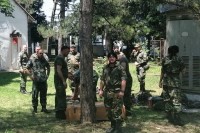 У касарни Војске Србије у Руми данас је пала прва клапа играно-документарног филма о акцији Војске Републике Српске