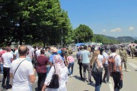 Odata počast i položeno cvijeće u Potočarima