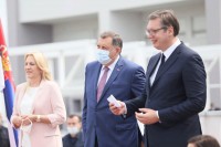 Dodik i Cvijanovićeva: Veze Srpske i Srbije su neraskidive i u dobru i u zlu