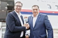 Delegacija Srbije, na čelu sa Vućićem, završila posjetu Srpskoj