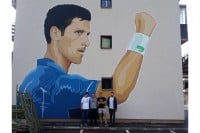 У Трнову мурал Новака Ђоковића висок осам метара