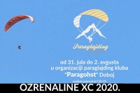 На Oзрену такмичење у једрењу параглајдером