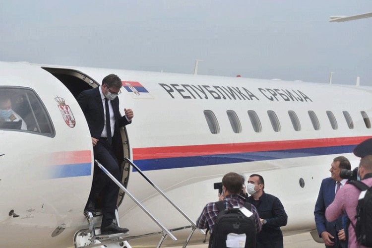 Srpski predsjednik stigao na Aerodrom Banjaluka