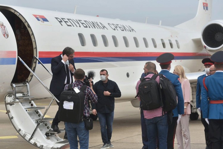 Srpski predsjednik stigao na Aerodrom Banjaluka
