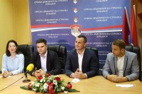 Милан Алексић кандидат СДС-а за начелника Прњавора, Милан Петровић носилац листе