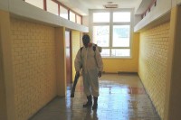 Нови Град: Почела дезинфекција школских објеката