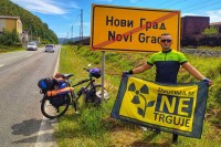 Не­над Ра­дош из Но­вог Гра­да кре­нуо на пут дуг 500 ки­ло­ме­та­ра у знак про­те­ста про­тив од­ла­га­ли­шта ну­кле­ар­ног от­па­да
