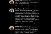 Portparolka PDP-a Anja Petrović objavila je na Tviteru da dobila prijetnje smrću.