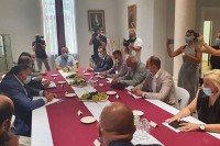 Dodik sa predstavnicima Srba: Vjerujem da ćemo učestvovati u novoj vlasti u Mostaru