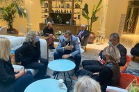 Po dolasku u Brisel, Dodik razgovarao sa ambasadorima BiH u Belgiji
