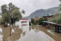 Раст водостаја Сане у Новом Граду