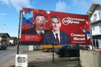 Uništeni bilbordi SNSD u brčanskom naselju Meraje