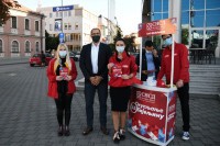 SNSD Bijeljina  organizovao uličnu akciju "Kako se zaštititi od virusa korona"