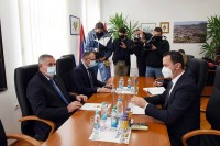 Вишковић у Требињу: У случају потребе Ђачки дом постаје ковид болница