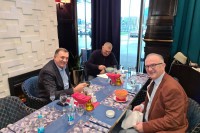 Dodik, Čavić i Gligić na zajedničkom ručku